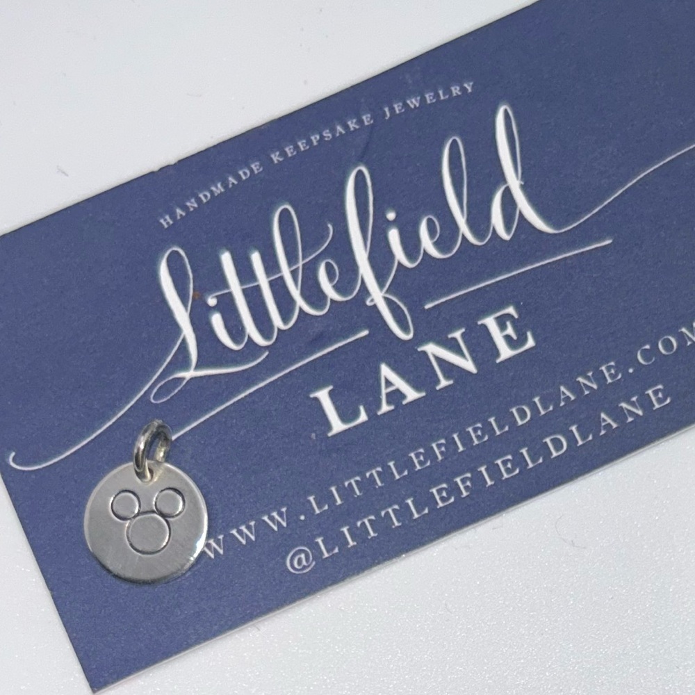 RARE 925 / Sterling Silver Littlefield Lane Vacation Mouse Charm /  Pendant